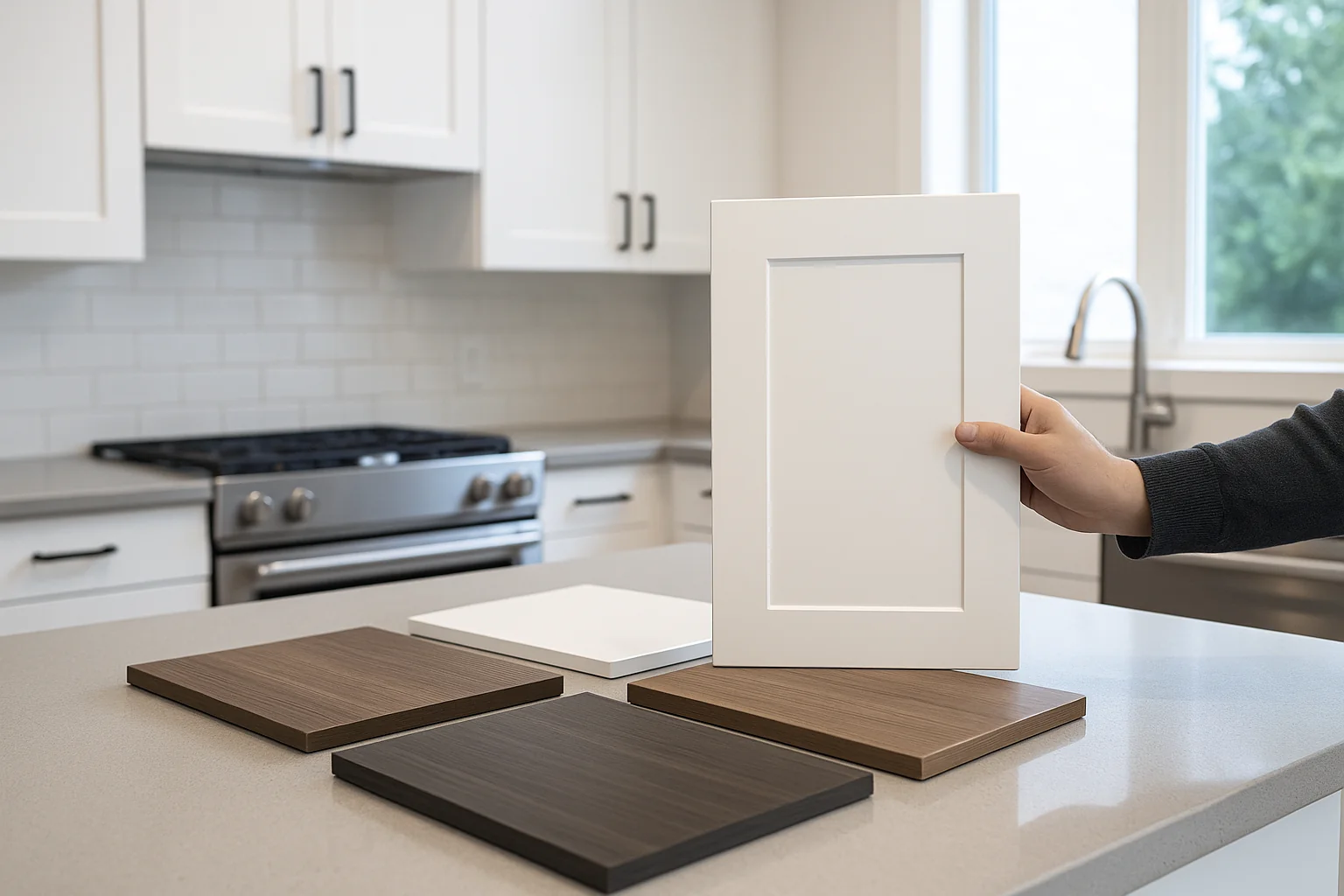 TFL cabinet doors compared with plywood cabinet construction