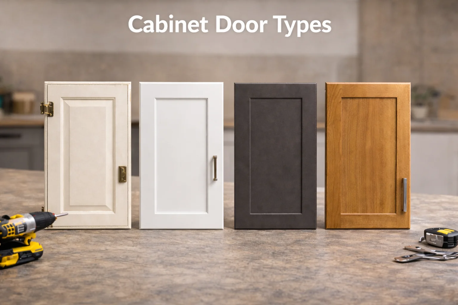 TFL cabinet doors compared with solid wood cabinet doors