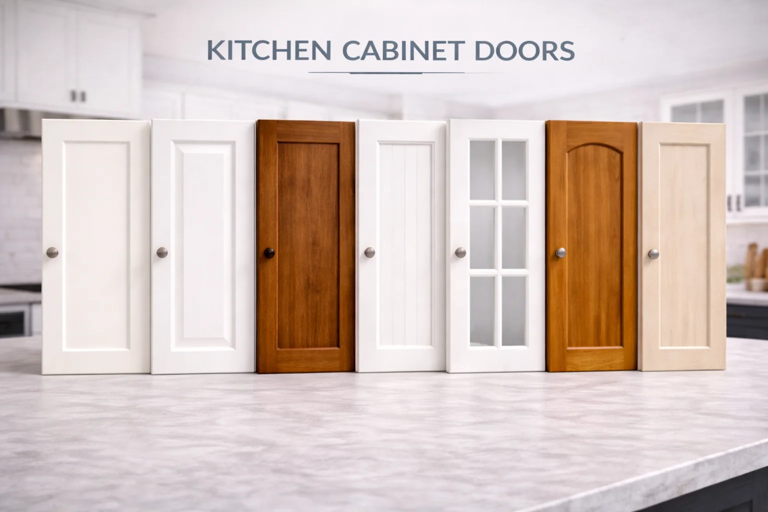 Replacing kitchen cabinet doors only while keeping existing boxes