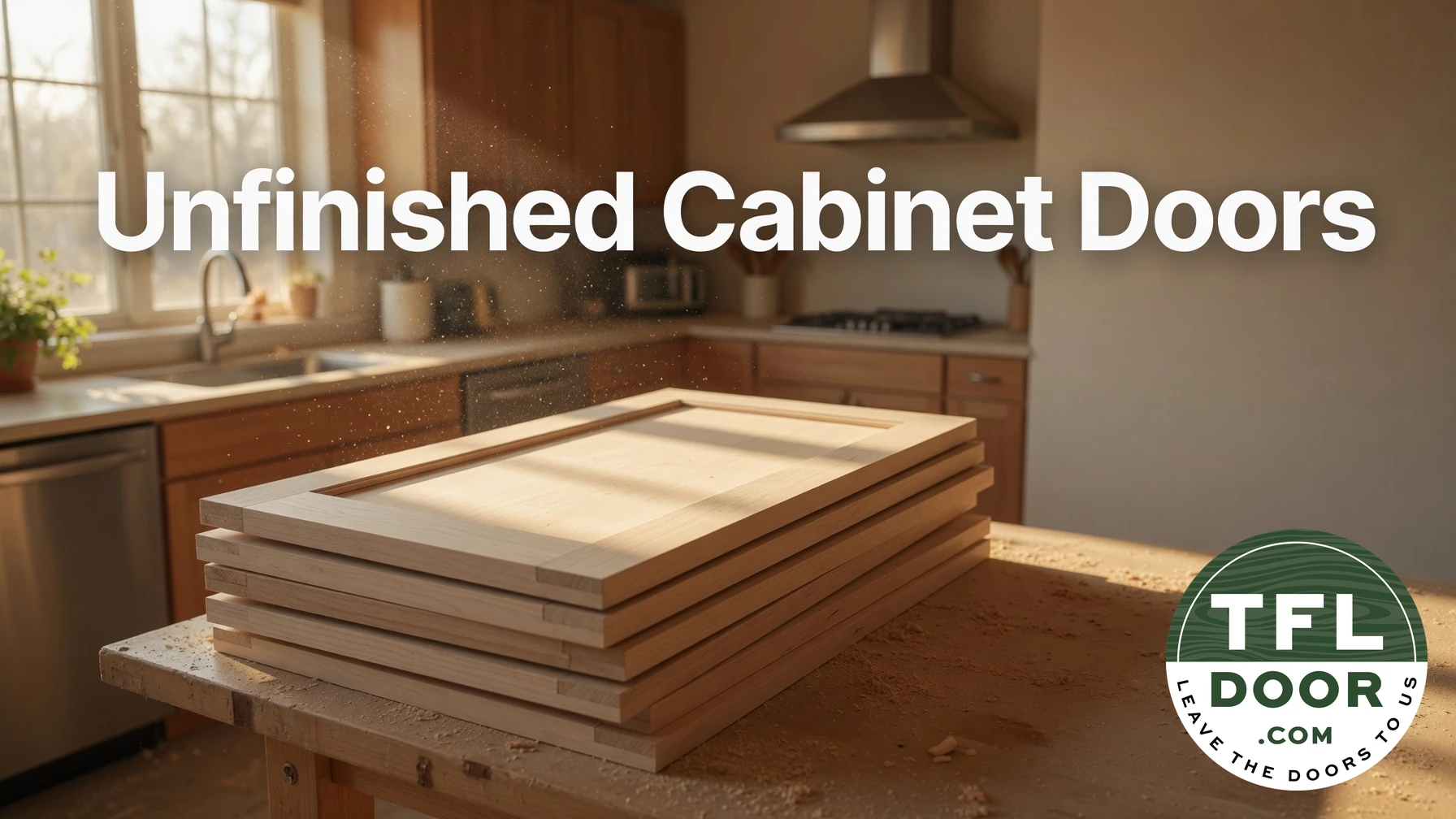 Unfinished vs TFL cabinet doors